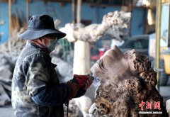 52岁入门！新疆大叔用根雕呈现“动物世界”